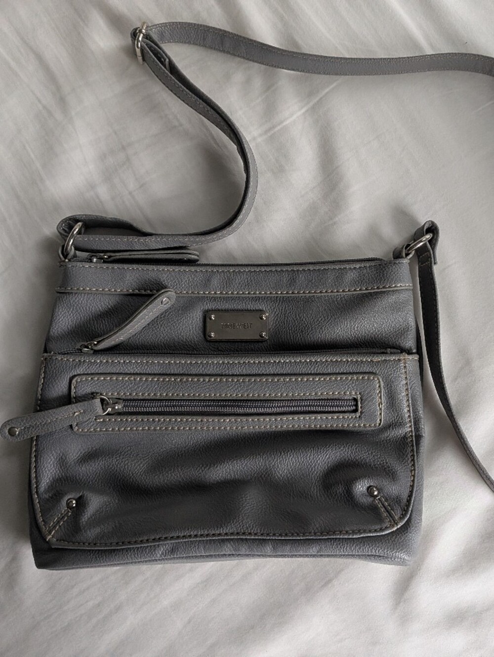 Silver Nine West Crossbody